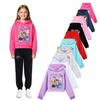 4888 Kinder Mädchen POP Sängerin Rumi Mira Zoey Bedruckt Lässige Langarm Kapuzenpullover Sweatshirt Oberteil
