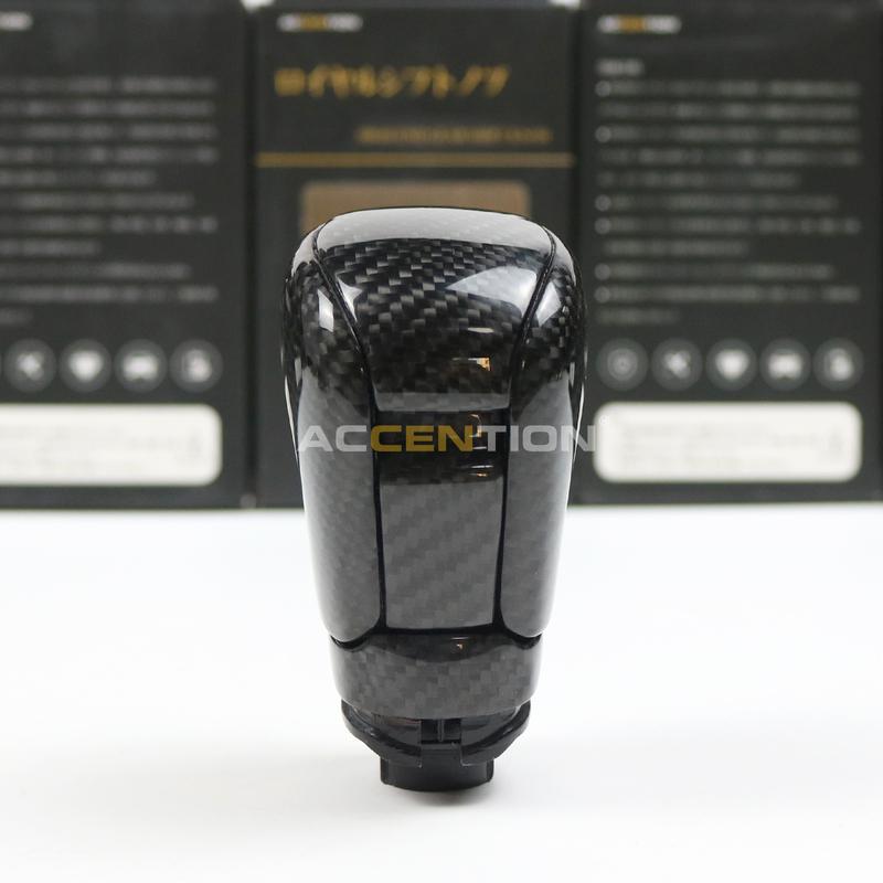 100% Real Black Carbon Fiber Gear Shift Knob For Honda Civic 2016 2017 2018
