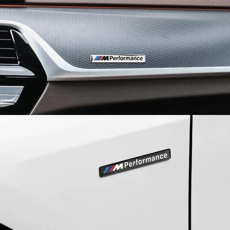 X5 X6 1PCS Car Decal Logo Badge Auto Accessories Sticker M Power Performance For BMW M 1 3 4 5 6 7 Series Z X M3 M5 M6 Mline Emb