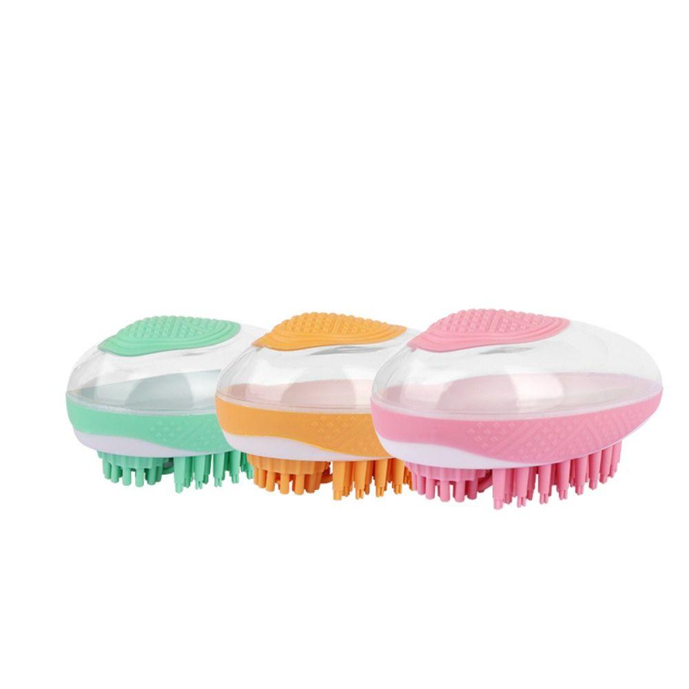 Silicone Dog Bath Brush Comb 2 In 1 Pet Shower Comb Pet Products Cat Massage Brush Kitten Cat