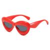 New Cat's Eye Sunglasses Women's Elliptic Form Large Frame Personality Sun Glasses Outdoor Leisure Eyewear UV400