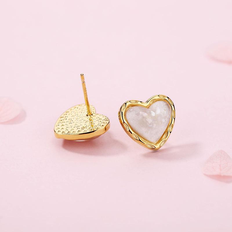 

Серьги с кружевом и текстурой, серьги в форме персикового сердца, элегантные французские ретро-серьги, новый стиль