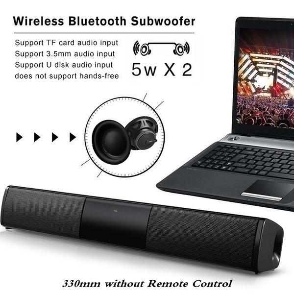 Cheap Bluetooth Soundbar Speaker HiFi Stereo Outdoor Waterproof Speake
