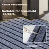 Budisi Seven-Striped Entrance Door Mat, Doormat for Entryway, Cuttable, Simple And Luxurious, Absorbent, Non-Slip Foot Mat, 60*40CM