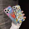 Sardines Fish Phone Case For IPhone 11 12 13 14 15 16 17 Pro Max PLUS Pro Wave Corrugated Silicone Case