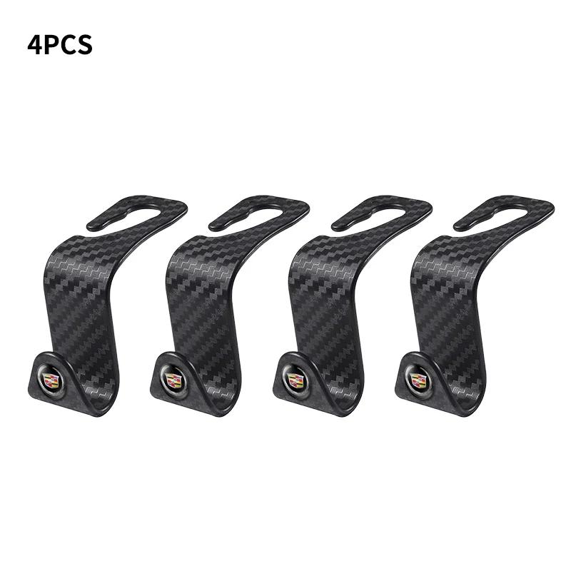 1/2/4pcs Car Seat Back Hook Interior Portable Hanger for Cadillac ATS CTS DTS STS SLS SLR XLR BLS Seville Escalade Tiburon CT6