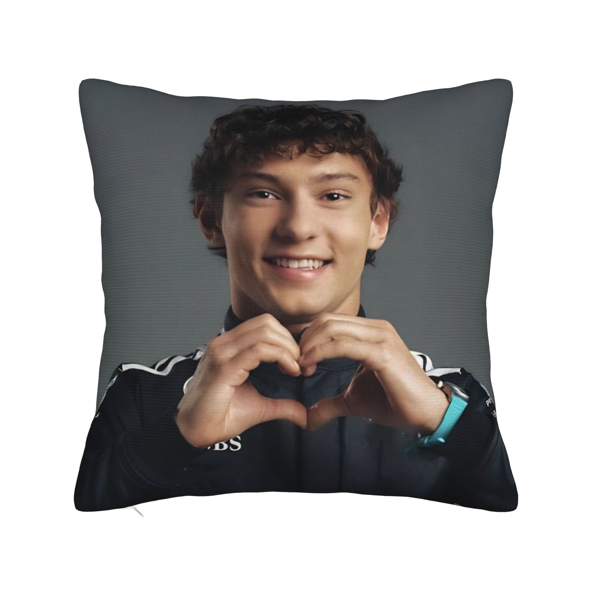 Kimi Antonelli Racing 12 Čtvercových Povlaků na Polštář Potah na Polštář Novinka Zipový Dekorativní Povlak na Polštář Pro Domov 45*45cm Linen 45*45(CM)-1Pcs