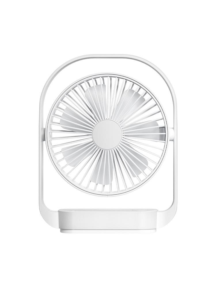 Compact Ultra-Quiet Desktop Fan with Night Light 170*50*230mm