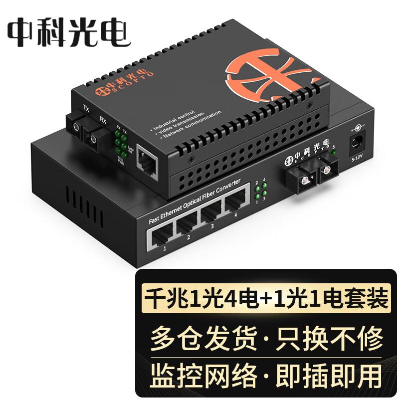 Zhongke Optoelectronics Gigabit Glasfaser-Medienkonverter