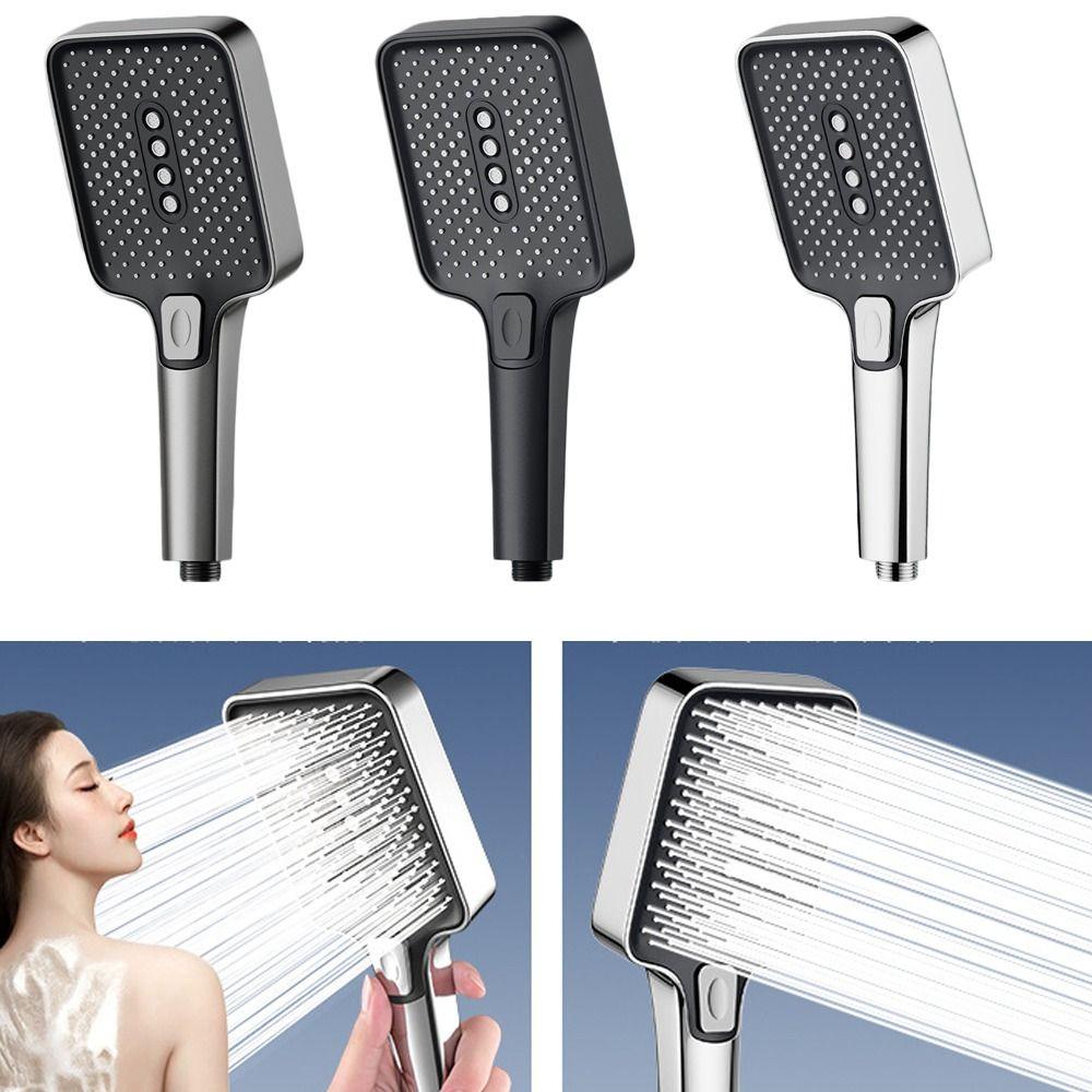 

3 режима, большая панель, насадка для душа, спринклер для душа высокого давления, аксессуары для ванной комнаты