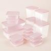 17 Pcs/set Transparent Kitchen Storage Container Box Food Container Refrigerator Organizer Snacks Nuts Fruits Storage Box Jars