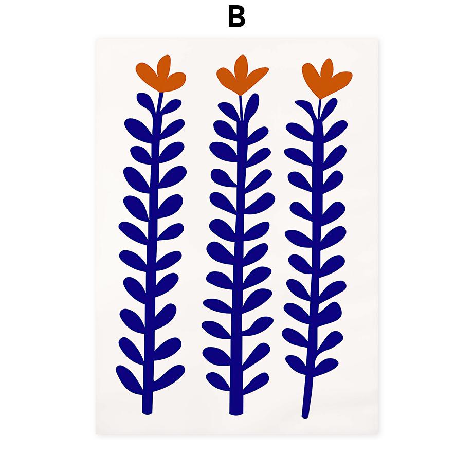 Abstract Flowers Wall Art Posters Gallery Prints Canvas Decorative Painting Wall Decoration Mural Pictures Living Room Decor