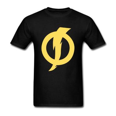 XIULUAN Men's Super Hero Static Shock Logo T-shirt Size M ColorName