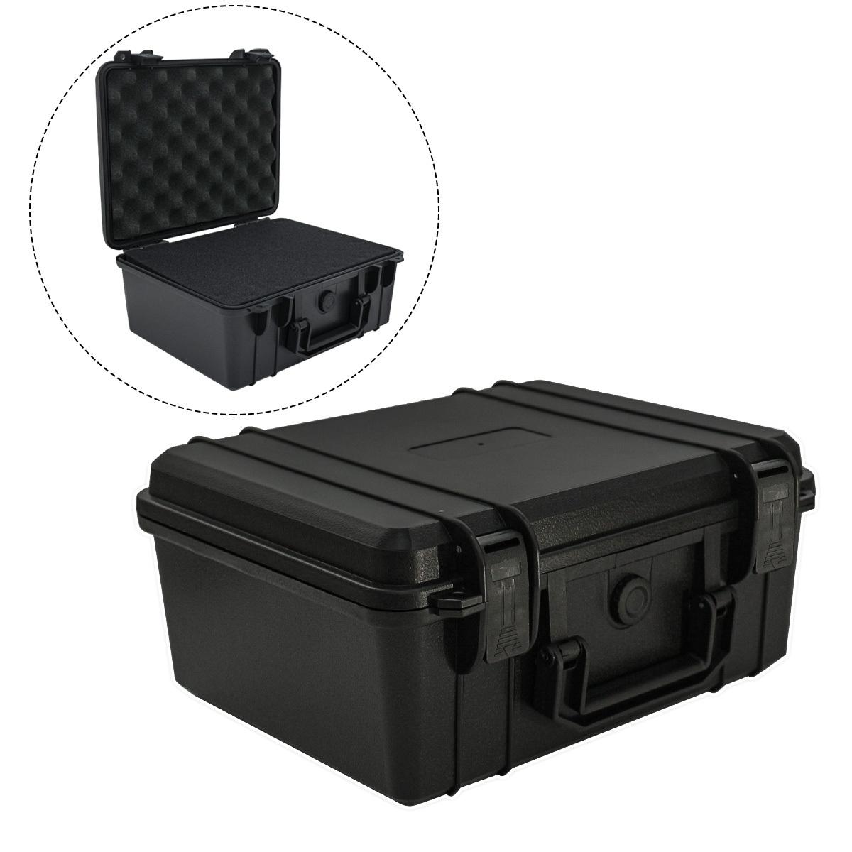 

Waterproof & Shockproof Hard Case, 280x240x130mm. Ideal for Camera, Electronics & Travel Gear. Durable PP Material. Blue/Black. чорний