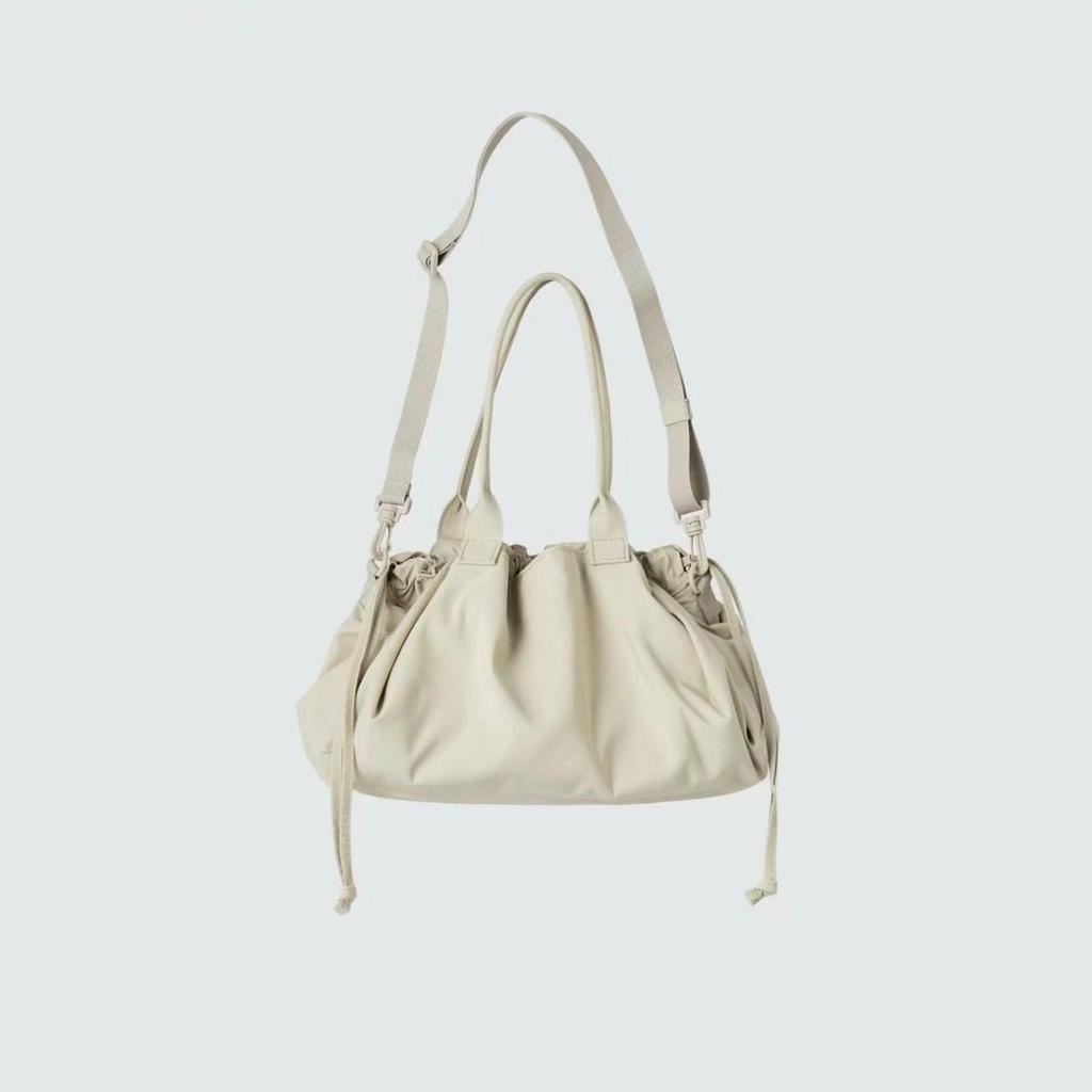 Modische Damen Tasche Nylon Kordelzug Beutel Tasche Vielseitig Große Kapazität Handtasche Schultertasche Crossbody Kordelzug