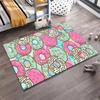 Colorful Donut Pattern Carpet for Living Room or Bedroom Decor Suitable for use as an anti-slip for living room bedroom sofas