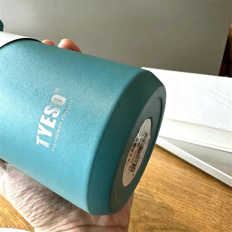 TYESO 500/710ml Sports Thermos Cup Double Wall Vacuum Flask Stainless Steel Thermal Mug with Handle Portable Outdoor Travel Cups