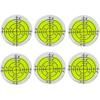 6Pcs Circular Bubble Spirit Levels RV Levelers 32mm RV Standard Levels Leveling Tools for Travel Trailer, Turntable, Phonograph, Camera, Tripod