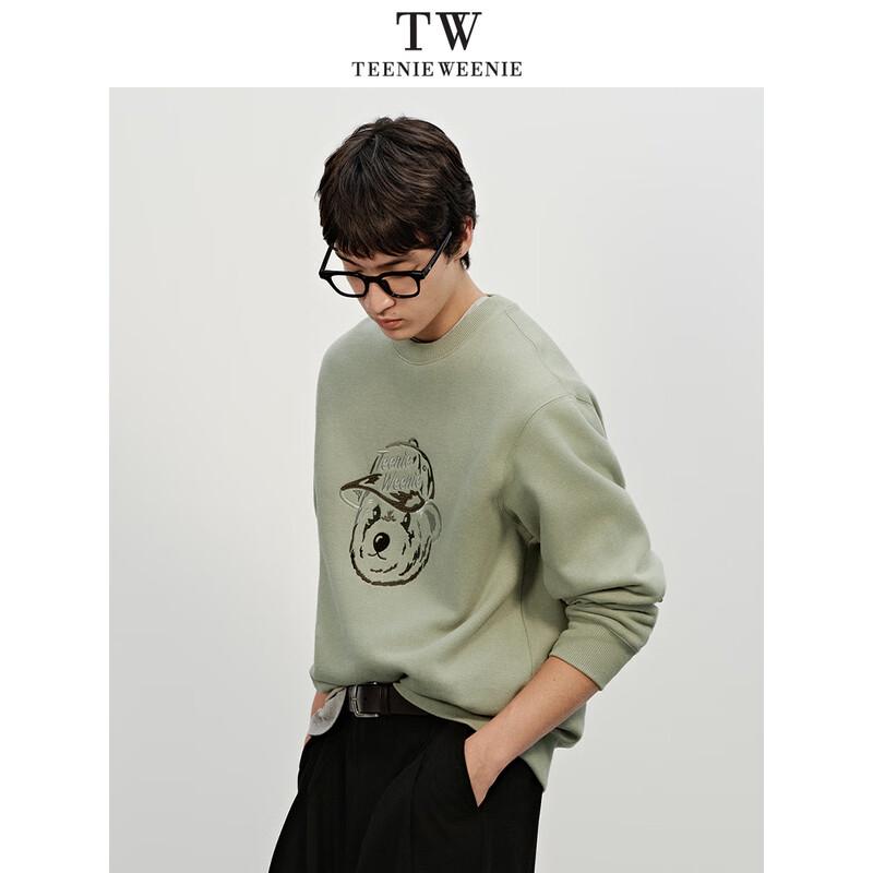 Teenie Weenie Men's Bear Graphic Fleece Sweatshirt