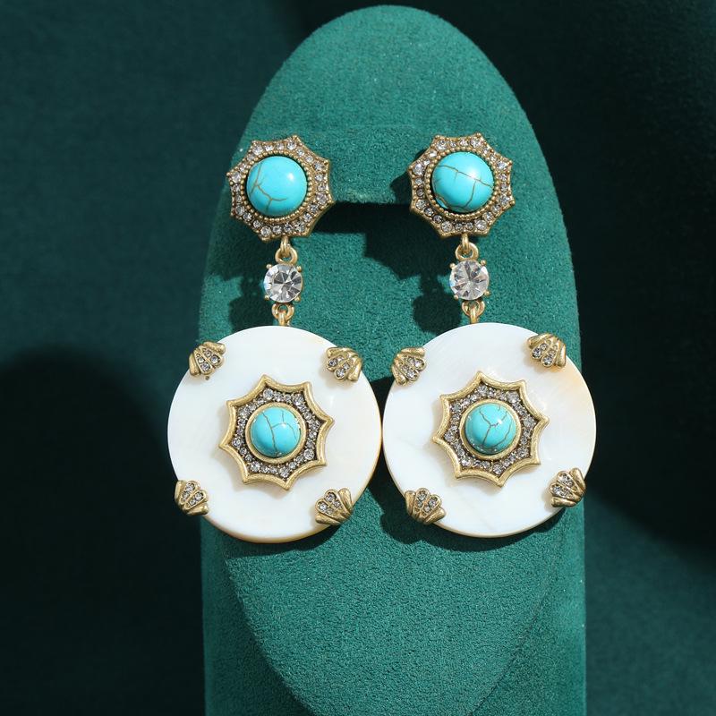 Yong Nuo Vintage Retro Jewelry: High-End, Colorfast Antique Earrings