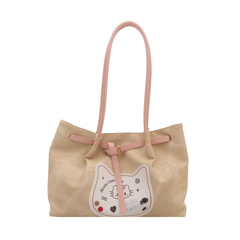 Women s bag 2026 new trend fashion literary niche versatile casual commuting shoulder messenger tote handbag