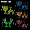 10Pcs Disposable Dental Impressions Tray Crystal Colorful Teeth Holders S M L For Adult Children Mold Trays Dentistry Materials