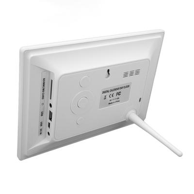 7in Digital Day Clock Auto Dimmable 8 Languages Day Clock with Unabbreviated Week Month Date for