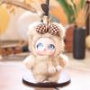 Ornaments Rabbit Plush Keychain Big Ear with Flower Bunny Plush Doll Pendant  Car Decor