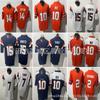 NFL Denver Broncos Custom Embroidered Jersey Men - 10 7 15 14 2 Official Style Football Uniform