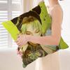 JOJO Retro Kraft Paper Anime Cushion Cover Inches Farmhouse Decor Home Throw Pillow Covers for Couch Decorations