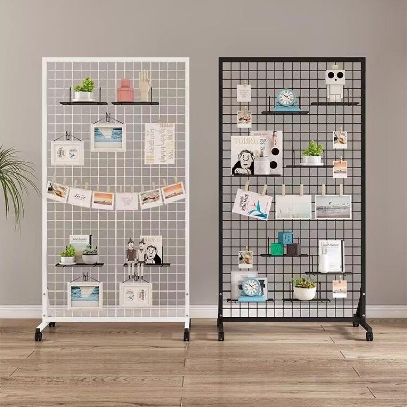 Mobiler Drahtgitter-Ausstellungsständer für Schul- und Kindergartenausstellungen