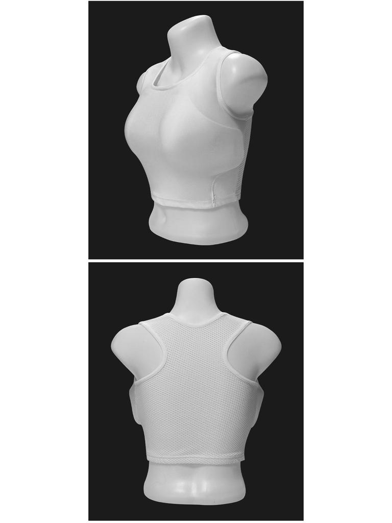 Karate Damen Atmungsaktiver Brustschutz für Kampfsport - Bequeme, Schweißabsorbierende Weste für Wettkampf, Training & Selbstverteidigung