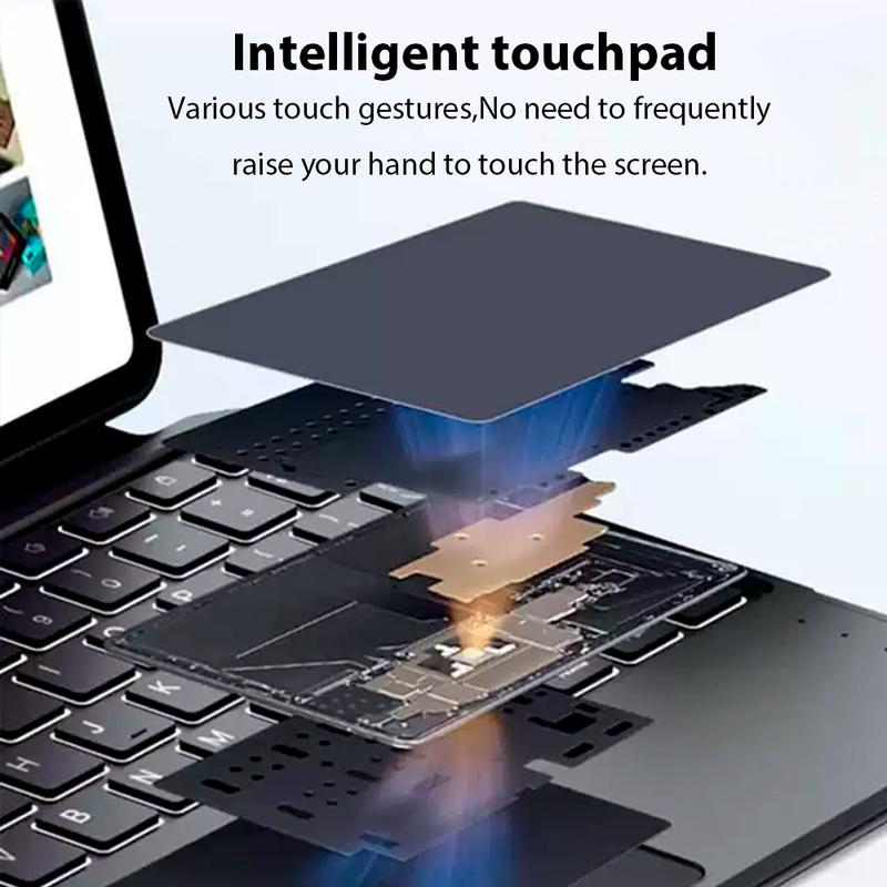 2025 For iPad Wireless Keyboard with Touchpad For Xiaomi Samsung Android iOS Windows For Phone Tablet Laptop Bluetooth Keyboard