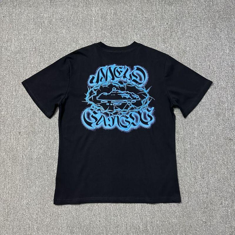 

RogueWave T-Shirt Hip Hop Casual T-Shirts Short Sleeves Fashion Solid Clothing Y2k Tops XS