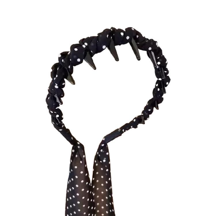 

Breathable Hairband for Women with Toothcomb Detailing, Floral Hair Braiding Headwear Stylish Hair Tie