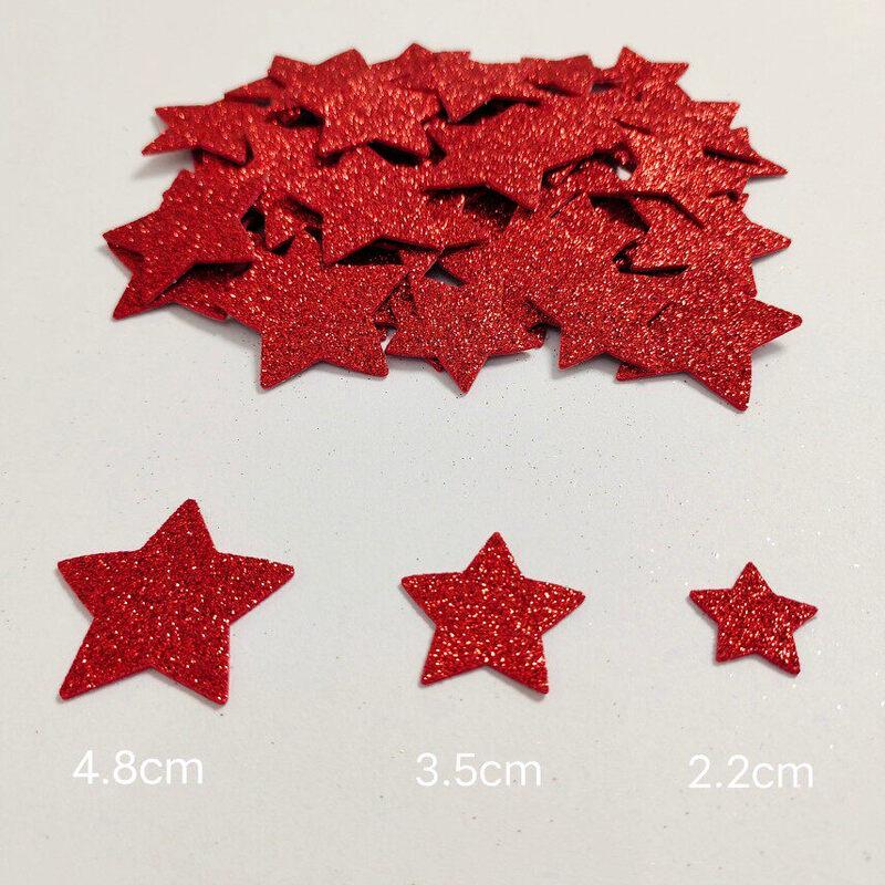 

Ally Red Glitter Five-Pointed Star Stickers