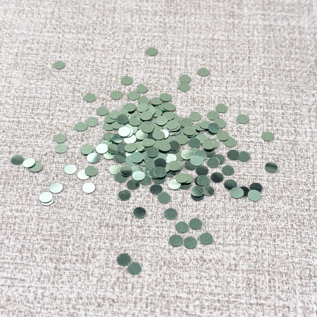 Runde Flache PET-Pailletten Ohne Loch für DIY-Schmuck & Bühnenkostüm-Accessoires