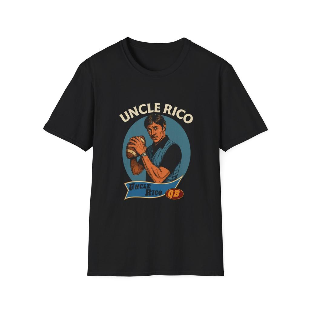 Onkel Rico Football Karte T-Shirt, Sport T-Shirt, Vintage Grafik Shirt, Retro Fan