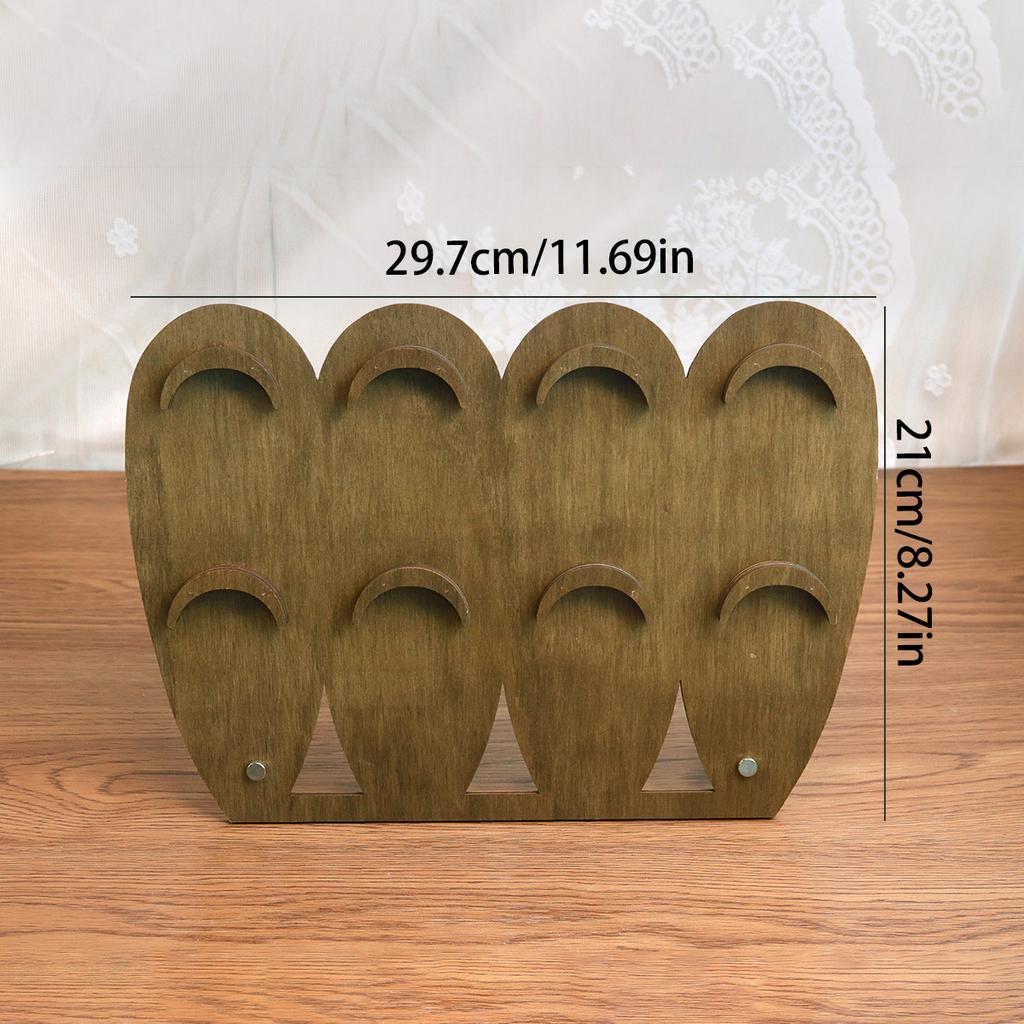 Vintage Wood Bracelet Display Stand Bead Bracelets Bangle Necklace Jewelry Storage Rack Jewelry Organizer Counter Showcase Props