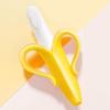 Popular Silicone Banana Teether Toothbrush with Suction Cup - Food Grade Chew Toy for Babies