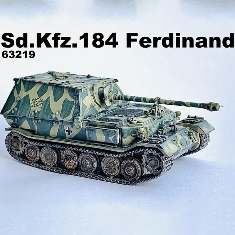 63219 1/72 Scale German Ferdinand SD.KFZ.184 Anti-tank Destroyer Kursk 1943 Simulation Tracked Tank Model Display Collectible