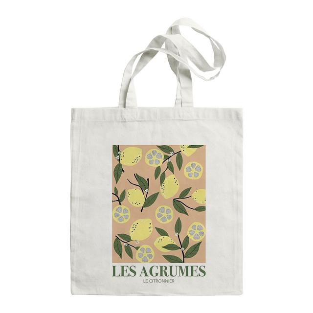 Flower Canvas Shopping Bag Female Canvas Cloth Shoulder Bag Eco Handbag Tote Reusable Grocery Shopper Bag Women Student Book Bag