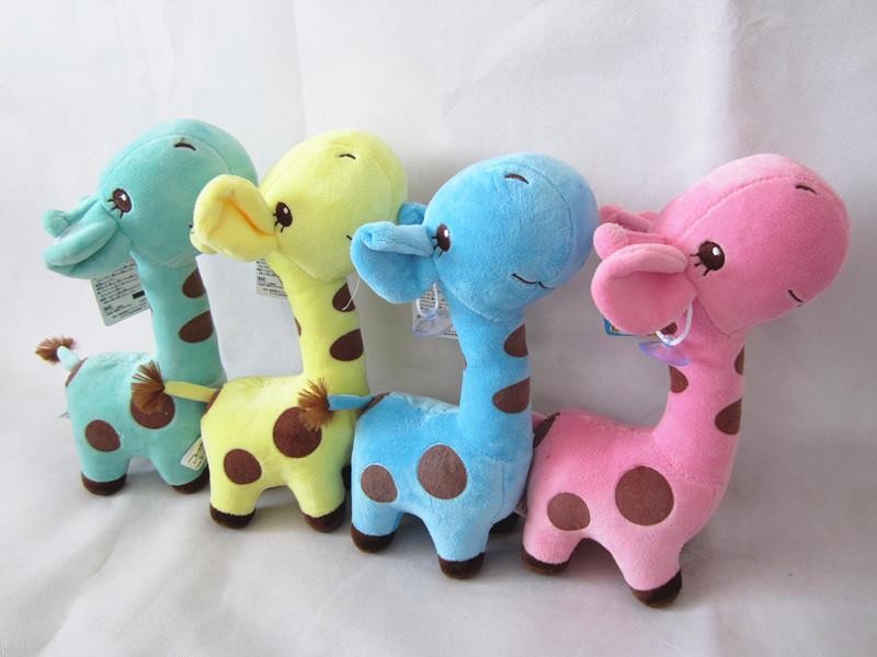 Colorful Giraffe & Deer Plush Toy - Perfect Wedding or Children's Gift