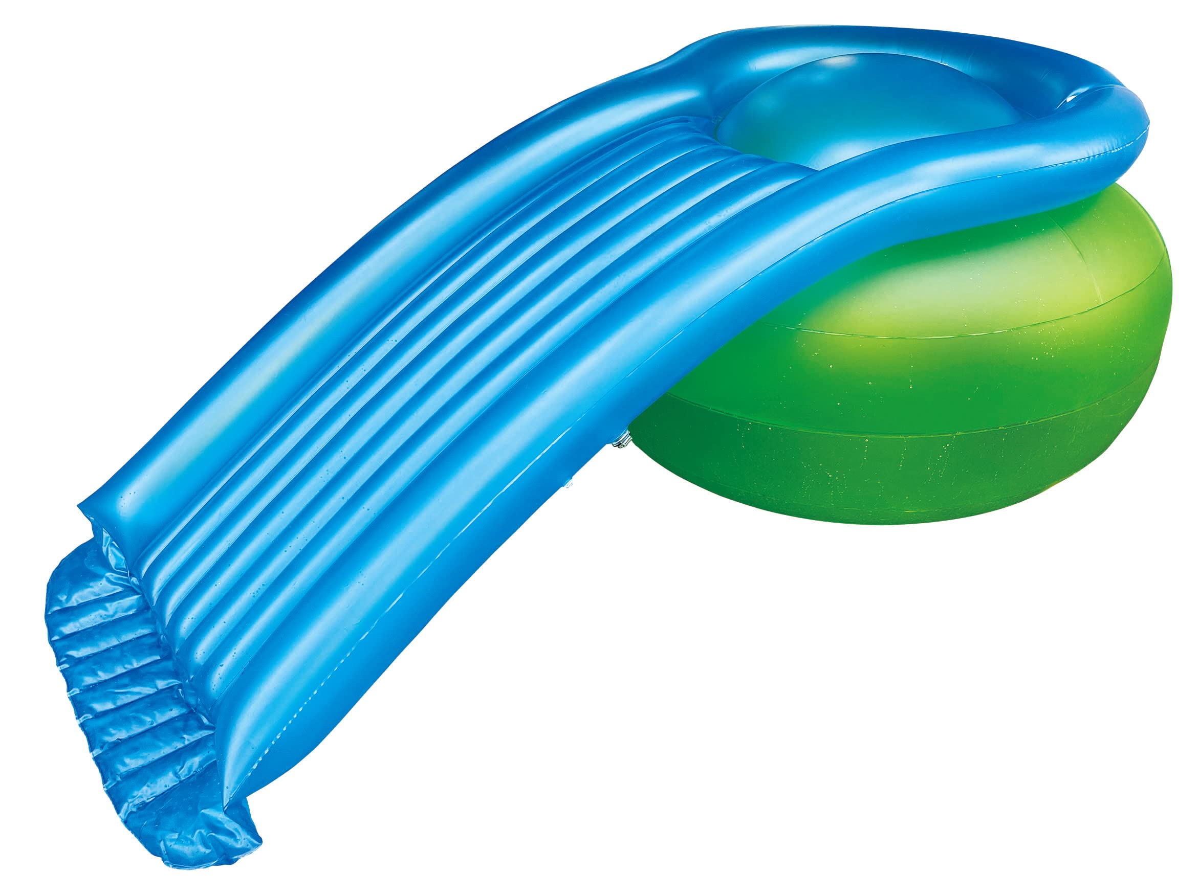 

Igarashi Water Shower Slider, 254 x 116 x 78 cm (inflated size), with shower, large and small sizes, and air valve, PAB-SLV BLGR