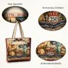 1776-2026 0th Anniversary Patriotic Tote Bag, Quilted Large Capacity Reusable Shoulder Bag For 4th Of Independence Day