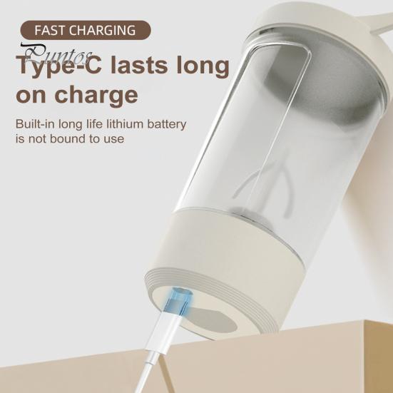 Electric Protein Shaker Bottle Instant Blending Mixer Cup for Protein Shakes Nuts Fruits Self Stirring Shaker Bottle for Fitness Enthusiasts USB