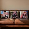 Anime ZZero no TTsukaima Cushion Cover Soft Reversible Durable Pillow Cover MultiScene Use for Home Car Daily Comfort
