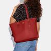 New COACH Mollie Cow Leather Tote Bag Shopping Bag Shoulder Bag Handbag Large Size Women's Red 1671-IMP1Y
