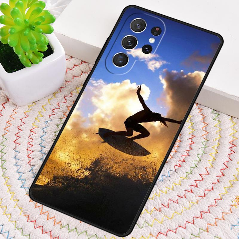 

Extreme Sport Surfing Beach Phone Case for Samsung Galaxy note 10 pro S26 Ultra S23 S24 FE S25 S21 S22 PLUS shockproof Cove Galaxy S25