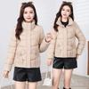 Down cotton-padded clothing women's short winter new fashion cotton-padded clothing slim-fitting and light mother clothing warm cotton-padded jacket